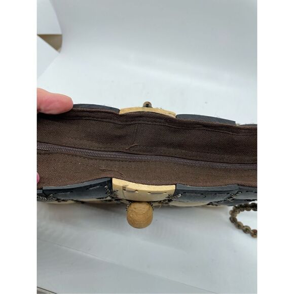 Coconut Handmade Handbag BohoSummer Purse - Picture 6 of 9